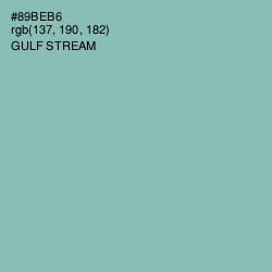 #89BEB6 - Gulf Stream Color Image